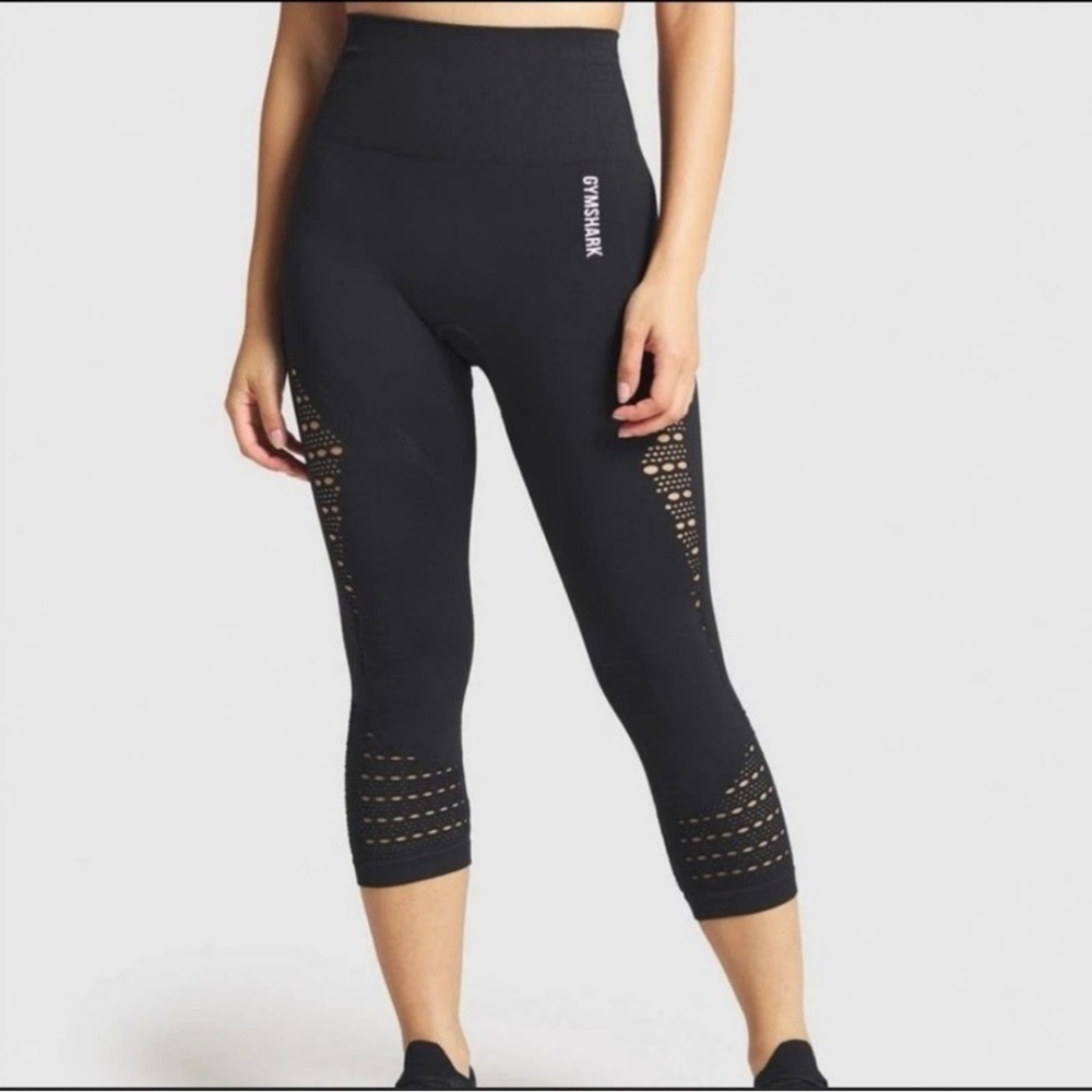 Gymshark Energy Seamless Cutout Cari Leggings - Black